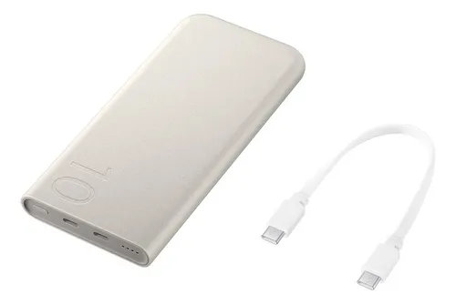 Samsung Power Bank 25w 10.000mah Carga Rápida Color Beige