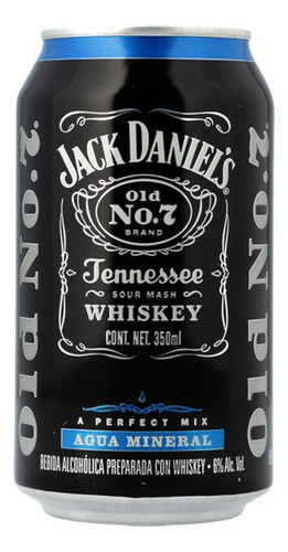 Pack De 24 Bebida Preparada Jack Daniels Agua Mineral Lata 3