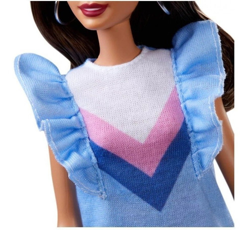 Imagem 4 de 9 de Barbie Fashionistas Morena E Perna Protética Ms