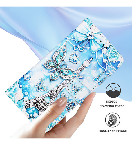 Funda Tipo Cartera De Piel Con Estampado Artístico Para Oukitel Oukitel-kickstand, Ranuras Para Tarjetas