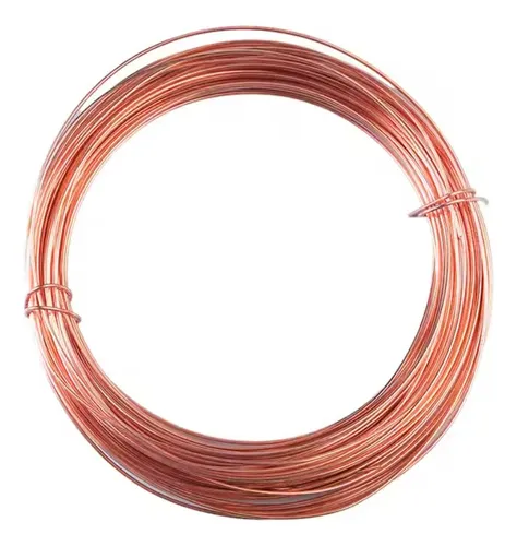 Alambre Desnudo De Cobre Calibre #12 Rollo X 100m Centelsa