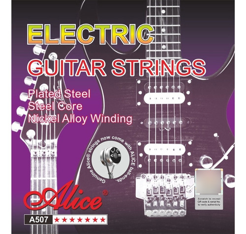 Set De Cuerdas Para Guitarra Eléctrica Alice