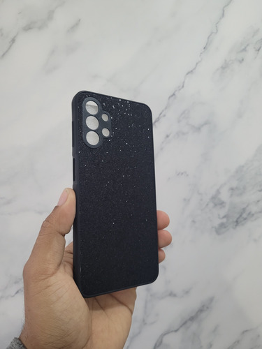 Funda De Brillo Para Samsung A13 A23 Negro