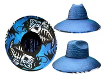 Comprar Sombrero Palma Pintada Pescador Surf Lifeguard Hat Huesito