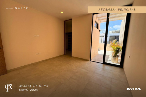 Casa En Venta Merida, Temozon Norte En Privada, Modelo Nardo Con Piscina, Entrega Inmediata.