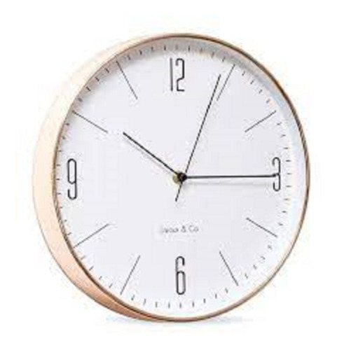 Imagen 1 de 3 de Reloj De Pared Modern Wall Clock Cobre