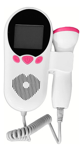 Doppler Fetal Monitor Para Bebe Monitor Para Escuchar Latido Rosa
