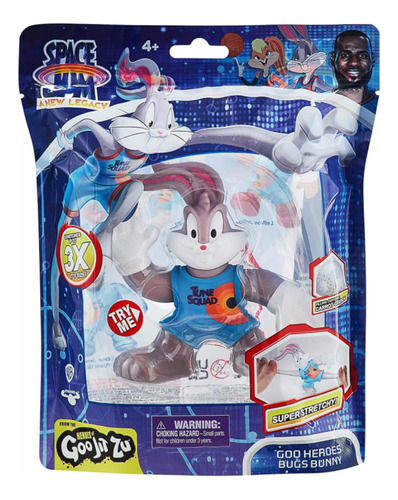 Goo Jit Zu Space Jam Bugs Bunny A New Legacy Fugura Elástica