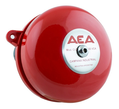 Campana Marinera Industrial De Alarma Ø150mm 220vca Rojo