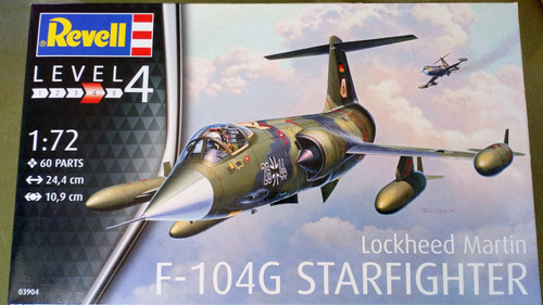 Maqueta A Escala Revell1/72 Lockeed Martin F104g Starfighter