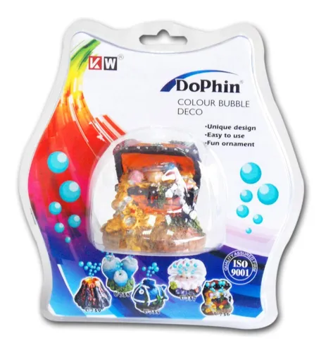 comprar Adornos Para Acuarios - Cofre Del Tesoro Dophin