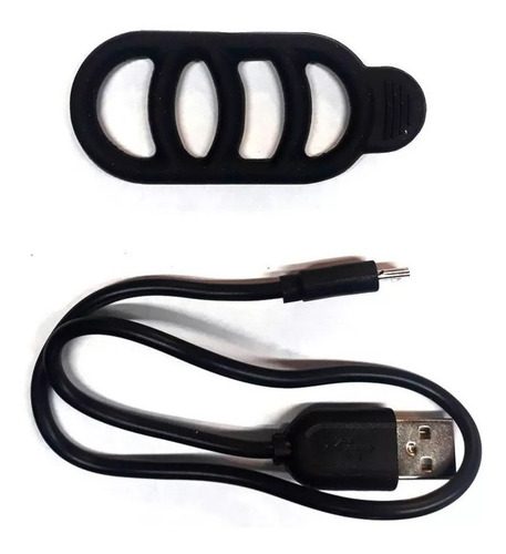 Imagen 2 de 2 de Luz / Destellador Delantera Bici Radius Usb Rpl-2283