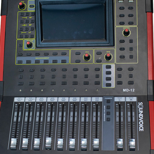 Mesa De Som Soundvoice Digital Aurea Md-12 Console Bivolt