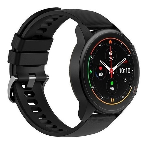 Xiaomi Mi Watch 1.39" caixa de  polímero reforçado com fibra de vidro  black, pulseira  black XMWTCL02