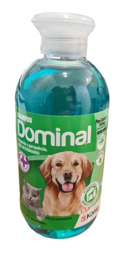 Shampoo Dominal Pulgicida Y Garrapaticida 250ml/perro Y Gato