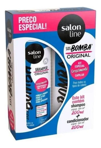  Kit Shampoo Y Acondicionador Sos Bomba Salon Line