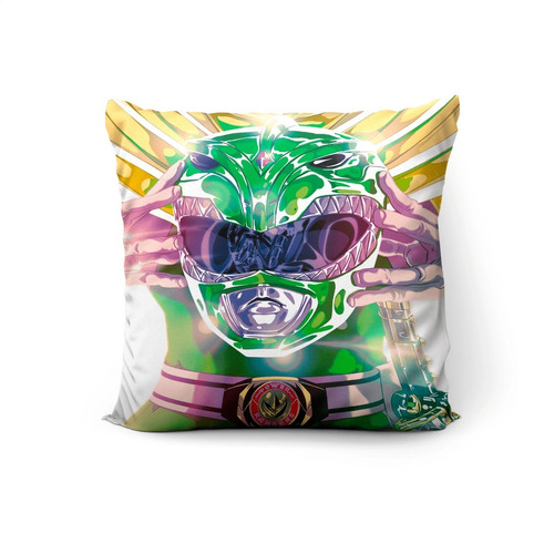 Cojín Power Rangers : Ranger Verde 45x45cm Vudú Love 