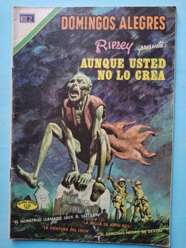 Comic Ripley Aunque Usted No Lo Crea/novaro/año:1971/ N°906