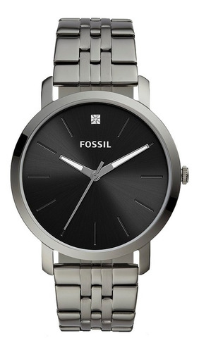 Reloj Fossil Lux Luther - Acero Inoxidable Ahumado