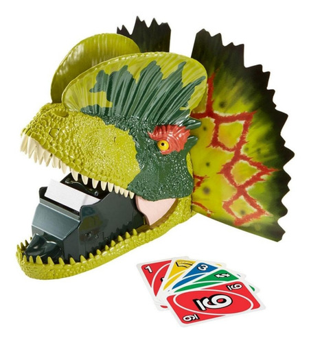 Juego Jurassic World Uno Attack Descontinuada Nuevo Dinosaur (Usado)