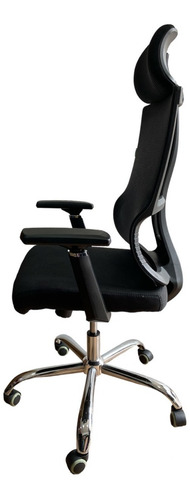 Imagen 6 de 6 de Silla De Oficina Ejecutiva Cooper Color Negro Ergonómica