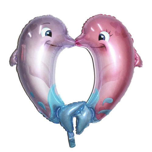 Dolphin Kiss Globos Niños Juguetes Clásicos Helio Globo Fies