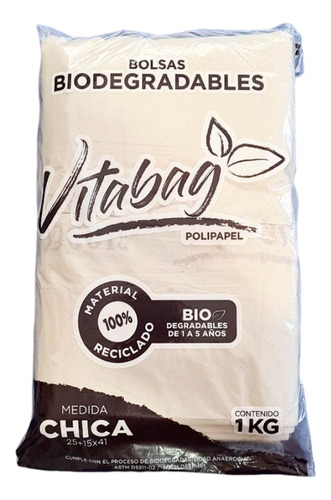 Bolsa De Camiseta Biodegradable 1 Kg.