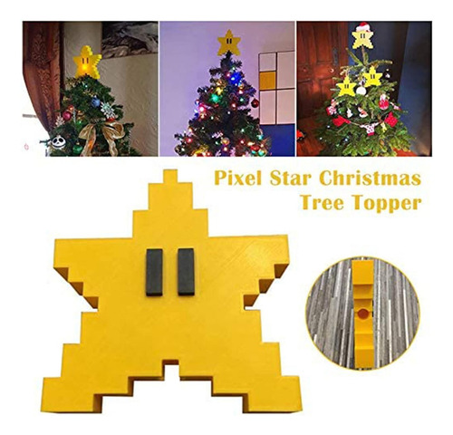 Estrella Para Arbol De Navidad,decoración Para Árbol 3d Diy