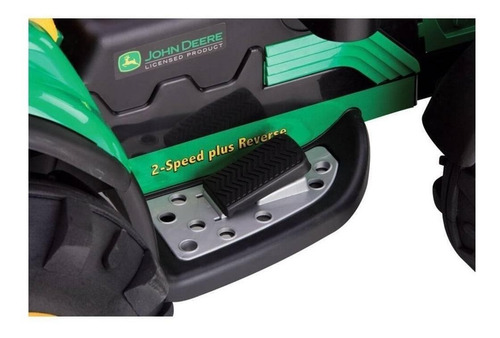 Trator a bateria para crianças Peg Perego John Deere Ground Force cor verde/amarelo 127V