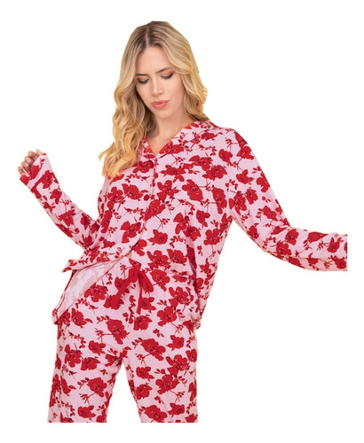 Pijama Invierno Camisero So Trendy De So Pink 18034