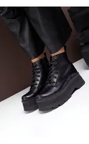 Comprar Borcegos Mujer Botas Moda Cordones Alpinos Cómodos Timothea 