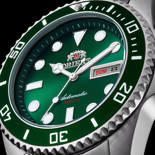 Relógio Orient Masculino Automático Verde F49ss027nh E1sx
