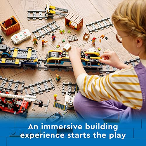 Toy Lego City Freight Train Set 60336 W/ Remote Control