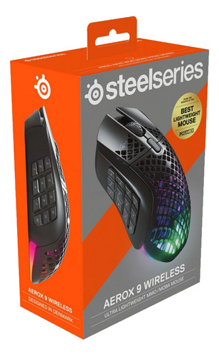Mouse Steelseries Aerox 9 Wireless (62618)