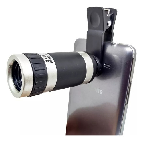 Lente Telescopio Con Clip P. Celulares Zoom 8x Envío Gratis