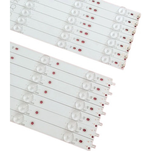 Kit De 7 Tira De Led 7+7 Philips 55pug6212 L+r 111.4cm 3v