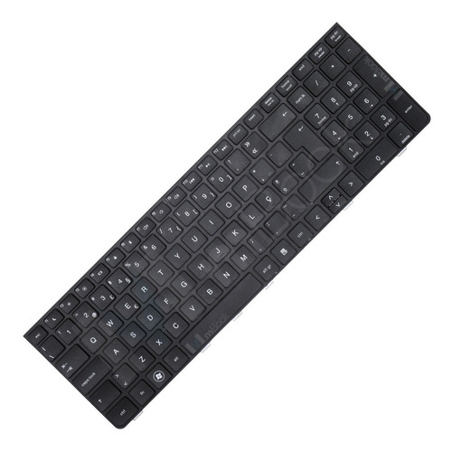 Teclado Hp Probook 6037b0059601 638179-001 Com Moldura Cor Conforme Imagens Do Anúncio