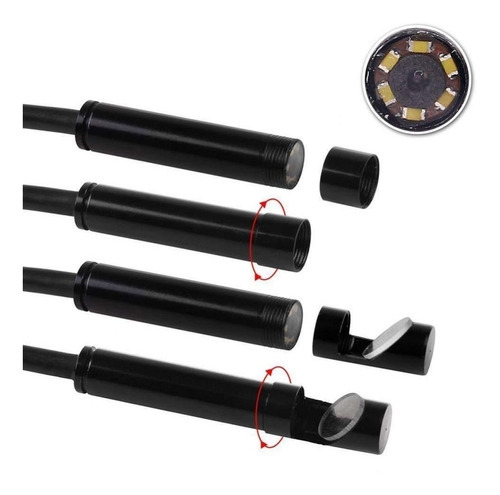 Vídeo Endoscopia Automotiva Boroscópio Câmera Usb Planatc