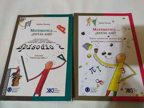  Matematica Estás Ahí ? 1 Y 2 Adrián Paenza X2 Palermo Envio