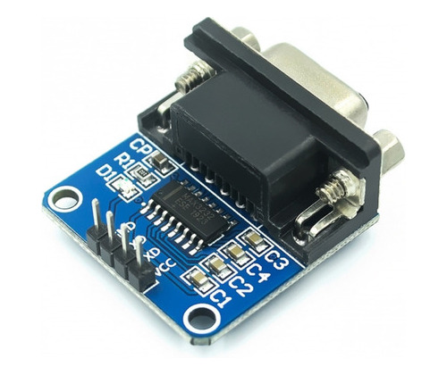 2 X Modulo Db9 Conversor Max232 Rs232 Ttl Serial/ Nf
