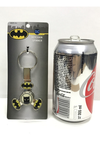 Llavero Spiner Dc Comics Batman Metal Giro Prolongado Origi