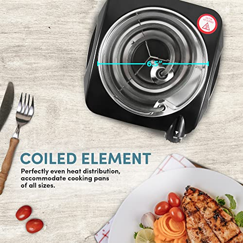 Quemador De Encimera Elite Gourmet Esb301c# De Bobina Simple