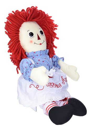 Muñeca De Raggedy Ann Clásica, De 16 Pulgadas, De Aurora .