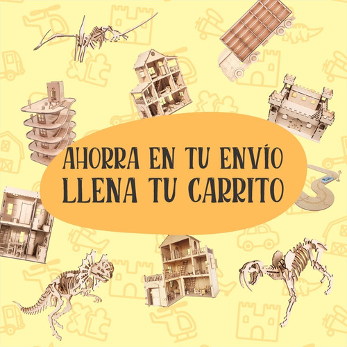 Imagen 2 de 10 de Muebles Para Casita Muñecas Barbie 16 Muebles En Fibro Fácil