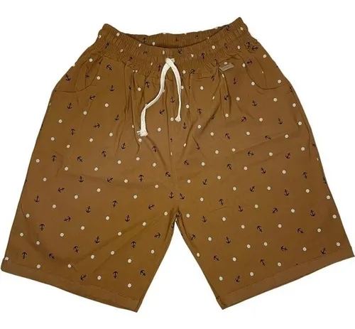 Short De Hombre Verano Diseño Anclas