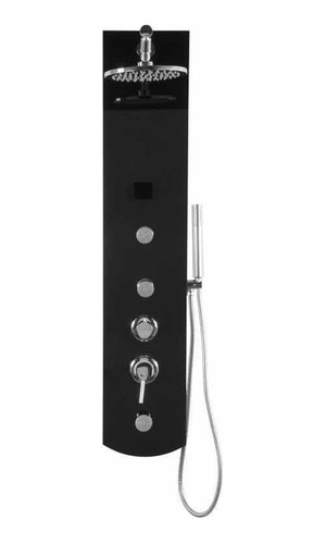 Columna Para Ducha 120x24 Cm Negro Sensi Dacqua