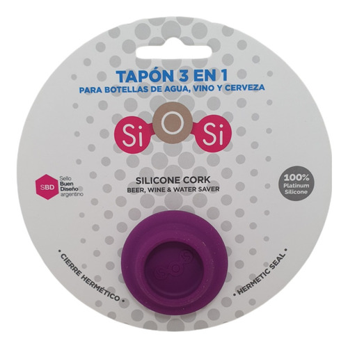 Tapon 3 En 1 De Silicona Para Botellas Silicosas