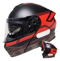 Comprar Capacete 58 X-troy Preto Fosco Vermelho Viseira Cristal 2mm