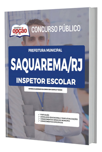 Apostila Concurso Saquarema Rj - Inspetor Escolar