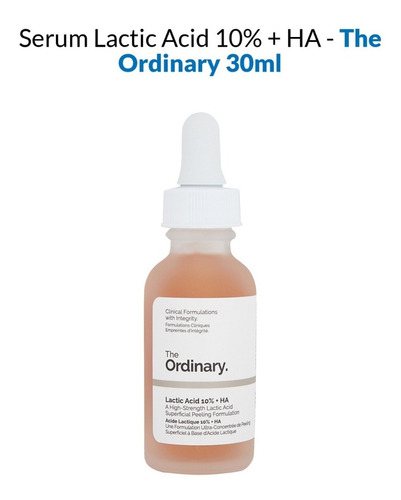 Serum Lactic Acid 10% + Ha - The Ordinary 30ml